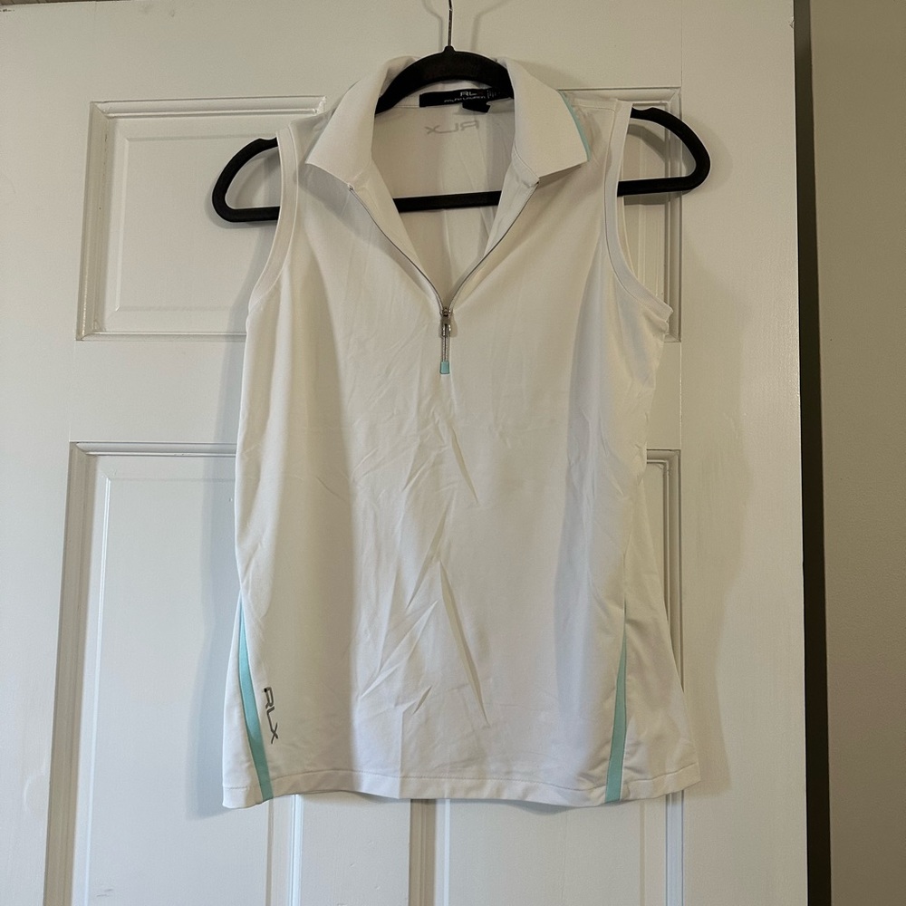 RLX by Ralph Lauren sleeveless golf shirt